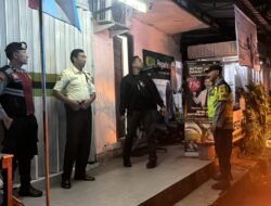 Kanit Intel Polsek Bebandem, Pimpin Patroli Blue Light Patrol