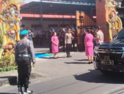Sipropam Polres Karangasem Laksanakan, Waspam Kunjungan Kerja Kapolda Bali