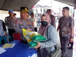 Polres Aceh Tengah Gelar Gerakan Pangan Murah Sambut HUT ke-80 RI, 10 Ton Beras SPHP Disalurkan