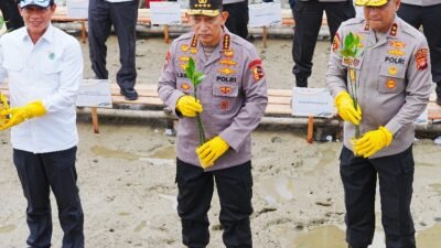 Kapolri Tekankan Jaga Lingkungan untuk Masa Depan Anak-Cucu Kita, Saat Tanam Mangrove di Kalbar