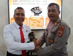 Kasat Reskrim Polres Aceh Tengah Raih Penghargaan Berkat Keberhasilan Bongkar Kasus Korupsi Miliaran Rupiah Pasar Bale Atu