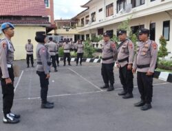 KBO Sat Binmas Polres Karangasem Pimpin Apel Fungsi, Sebagai Bentuk Evaluasi Kinerja Anggota 