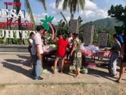 Personil Unit Reskrim Polsek Manggis, Edukasi Para Pedagang Mewaspadai Modus Tindak Kejahatan