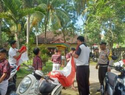 Bhabinkamtibmas Desa Ngis, Kunjungi Sekolah SDN 1 Ngis, Berikan Edukasi dan Motivasi kepada Para Siswa Siswi