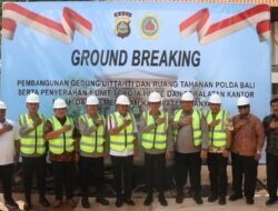 Polda Bali Gelar Ground Breaking, Pembangunan Gedung Tahti dan Ruang Tahanan