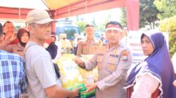 Polres Probolinggo Gelar Gerakan Pangan Murah, Masyarakat Sumringah