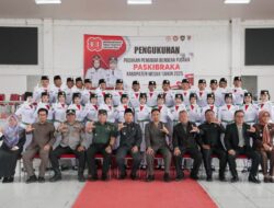 30 Anggota Pasukan Bendera Pusaka Merah Putih (Paskibraka) Tingkat Kabupaten Mesuji Resmi Dikukuhkan