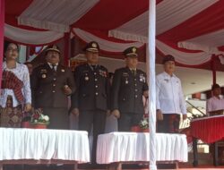 Waka Polres Jembrana Hadiri Upacara Peringatan HUT ke-80 Kemerdekaan RI, di Stadion Pecangakan Kabupaten Jembrana
