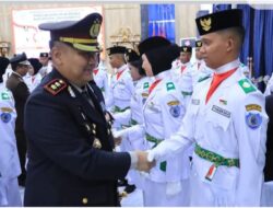 Kapolres Labuhanbatu Beri Semangat Pasukan Paskibra Kab.Labuhanbatu 2025