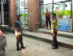 Minimalisir Gangguan Kamtibmas Malam Hari, Polsek Bebandem Gelar Blue Light Patrol