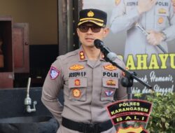 Kapolres Karangasem Pimpin Apel Kesiapan KRYD, Libatkan 87 Personel yang Terbagi dalam Empat Satuan Tugas, Jelang Aksi Unjuk Rasa Gema Santi