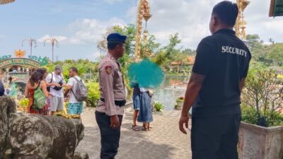 Personel Sat Polairud Polres Karangasem Intensifkan Pengamanan di Kawasan Objek Wisata Tirtagangga
