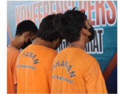 Polres Babar Gelar Konferensi Pers Dua Kasus Narkotika, Tiga Pelaku Berhasil di Amankan 
