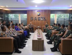 Moment Kapolda Babel Bertemu Pangdam II Sriwijaya Di Mapolda, Lempar Candaan Hingga Sebut Sinergitas TNI/Polri Luar Biasa