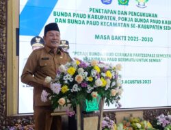 Bunda PAUD Resmi Dikukuhkan, Bupati Subandi Tegaskan Komitmen Wujudkan PAUD Ramah Anak di Sidoarjo