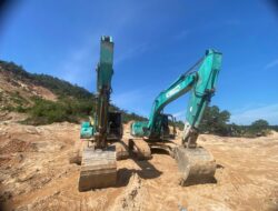 Polda Babel Tangkap 3 Terduga Pelaku Penambangan Dan Pengrusakan Hutan Di Bangka, 2 Unit Excavator Turut Diamankan