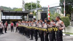 Kapolres Aceh Tengah Pimpin Pergelaran Alat dan Latihan Dalmas, Perkuat Kesiapsiagaan Personel