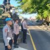 Provost Polres Karangasem Lakukan Pengecekan dan Pengawasan Personil, Saat Bertugas di Pos Pagi hari