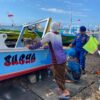 Wujudkan Keamanan Pesisir, Kasat Polairud Polres Karangasem Laksanakan Patroli, Sambangi Nelayan di Pantai Ujung