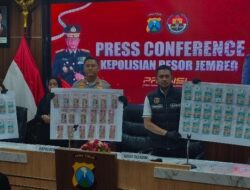 Polres Jember Berhasil Gagalkan Peredaran Upal Dua Tersangka Diamankan