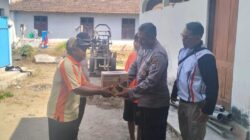 Polri Untuk Masyarakat : Polres Kediri Bantu Sumur Bor dan Pompa Air di HUT Polwan ke -77