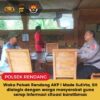 Jaga Kondusifitas Kamtibmas,  Wakapolsek Rendang Bangun Komunikasi dengan Warga