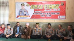 Jumat Curhat, Kapolres Aceh Tengah Bersilaturahmi ke Ponpes Al Fatah Ummul Quro, Beri Tali Asih dan Layanan Kesehatan