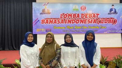 Perwakilan Bener Meriah Ikuti Lomba Debat Bahasa Indonesia Tingkat Provinsi Aceh