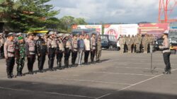 Polres Karangasem Gelar Apel KRYD, Antisipasi Gangguan Pemilihan Kelian Desa Adat Bugbug