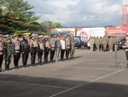 Polres Karangasem Gelar Apel KRYD, Antisipasi Gangguan Pemilihan Kelian Desa Adat Bugbug