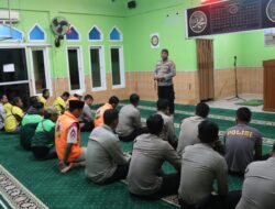 Polres Belitung Timur Gelar Doa Bersama Komunitas Ojek Online, Harapkan Situasi Kamtibmas Indonesia Kembali Kondusif.