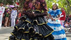 Pawai Pembangunan di Belitung Timur Memeriahkan HUT RI ke 80 Tahun 2025
