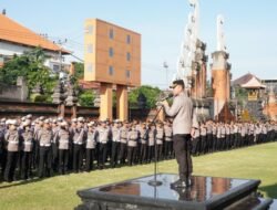 Antisipasi Demo Lanjutan, 1.521 Personel Polda Bali Ikuti Apel Siaga, dalam Menjaga Stabilitas Kamtibmas
