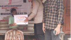Bentuk Perhatian Polsek Selat kepada Warga Kurang Mampu, Gelar Minggu Kasih di Banjar Dinas Sebudi Desa Sebudi, Kec. Selat