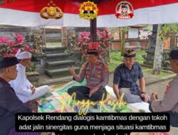 Perkuat Sinergitas Kapolsek Rendang, Lakukan Giat Sambang Dialogis dengan Tokoh Adat / Tokoh Masyarakat