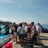 Polairud Polres Karangasem Besinergi dengan Mitra Kamtibmas Terkait, Monitoring Aktivitas Penyeberangan Wisatawan di Dermaga Rakyat Padangbai