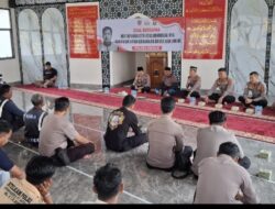 Komunitas Ojek Kabupaten Mesuji Bersama Jajaran Polres Mesuji Melaksana Kan Shalat Gaib Sekaligus Doa Bersama
