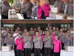 Bentuk Kepedulian dan Solidaritas Kapolda Bali, Berikan Bantuan kepada Personil Terdampak Banjir