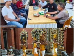 Perkuat Sinergi Spiritual, Polsek Gilimanuk Rayakan Tumpek Landep dengan Khidmat