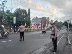 Ciptakan Keselamatan dan Kenyamanan Berlalulintas, Sat Binmas Rutin Melaksanakan Strong Point Pagi