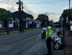 Rutinitas Sat Reskrim Lakukan Pengaturan Lalu Lintas, Menjamin Keselamatan dan Kelancaran Lalulintas