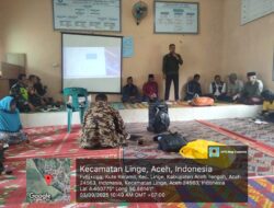 Babinsa Koramil 05/Linge Ikut Serta dalam Sosialisasi Pembinaan Perkebunan di Kute Robel