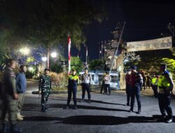 Cegah Potensi Gangguan Kamtibmas, Kapolres Jembrana Bersama Dandim 1617/Jembrana Gelar Patroli Bersama