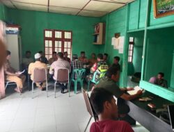 Babinsa dan Bhabinkamtibmas Linge Gelar Komsos Bahas Program Desa di Kute Reje