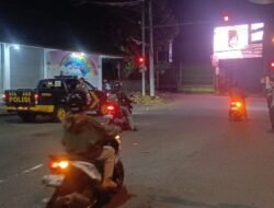 Sat Samapta Polres Karangasem Gelar Blue Light Patrol, Wujudkan Situasi Aman dan Kondusif
