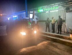 Cegah Gangguan Kamtibmas Polsek Bebandem Gelar Blue Light Patrol, Demi Terjaganya Harkamtibmas Agar Situasi Aman Kondusif