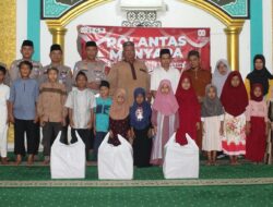 Polres Banyuasin Gelar Kegiatan Polantas Menyapa dan Bakti Sosial