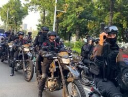 Ciptakan Rasa Aman kepada Masyarakat, 184 Personel Polri Laksanakan Patroli Skala Besar di Jakarta