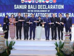 Deklarasi Jaksa Asean di Sanur Bali, Jaksa Agung Tandatangani Komitmen Lawan Kejahatan Lintas Negara.