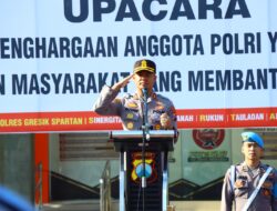 Polres Gresik Apresiasi 34 Personel Berprestasi, Kapolres: Jadikan Motivasi Tingkatkan Kinerja